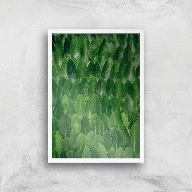 A Cloak Of Leaves Giclee Art Print - A2 - White Frame on Productcaster.