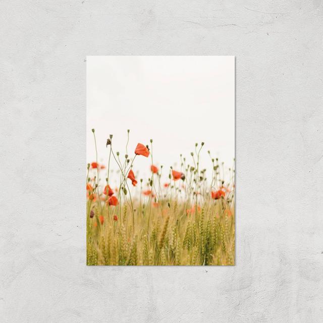 Poppy Fields Giclee Art Print - A2 - Print Only on Productcaster.