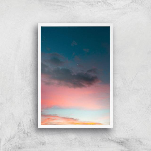 Peaceful Sunset Giclee Art Print - A2 - White Frame on Productcaster.