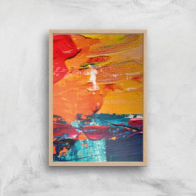 Paint My Sunset Giclee Art Print - A4 - Wooden Frame on Productcaster.