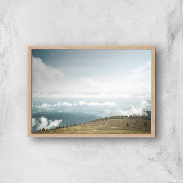 Open Plain Giclee Art Print - A2 - Wooden Frame on Productcaster.