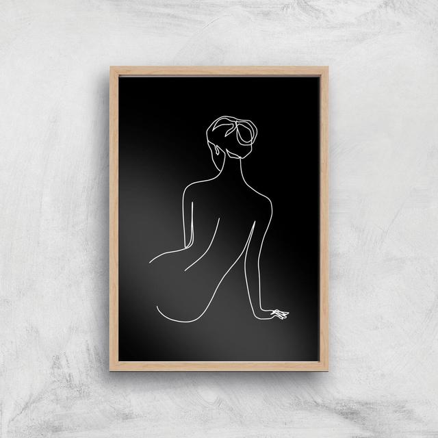 Taking A Minute To Night Giclee Art Print - A3 - Wooden Frame on Productcaster.