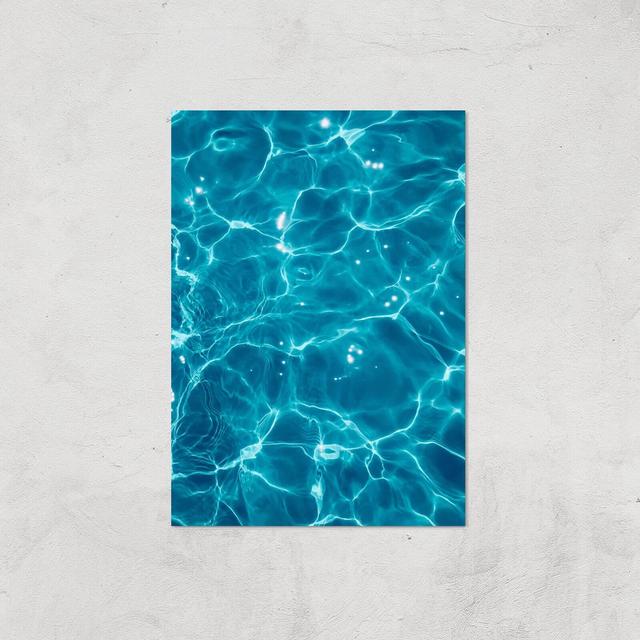 Sun Reflecting Off The Pool Giclee Art Print - A3 - Print Only on Productcaster.