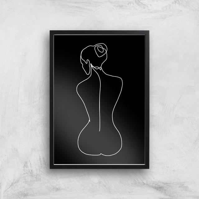 She Was Perfection The Night We Met Giclee Art Print - A3 - Black Frame on Productcaster.