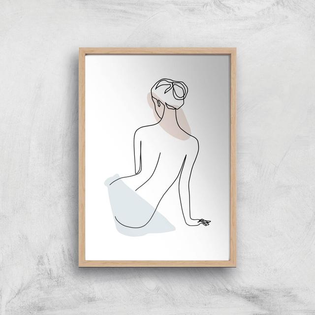 Taking A Minute Giclee Art Print - A2 - Wooden Frame on Productcaster.