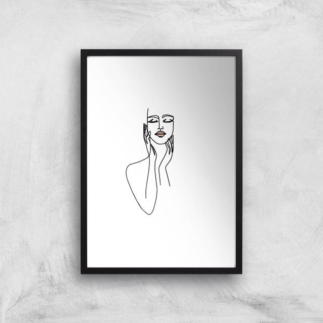 A Loving Touch Giclee Art Print - A3 - Black Frame on Productcaster.