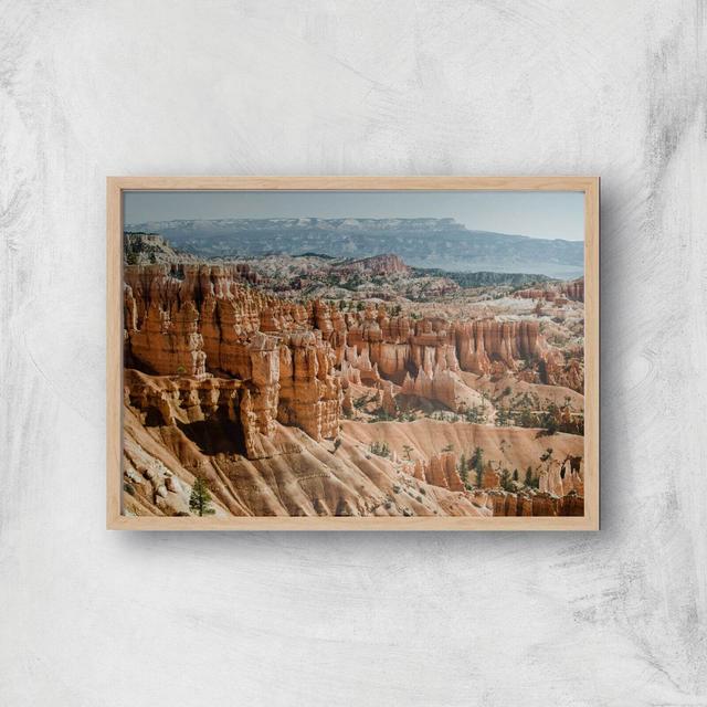 Rocky Outcrops Giclee Art Print - A4 - Wooden Frame on Productcaster.