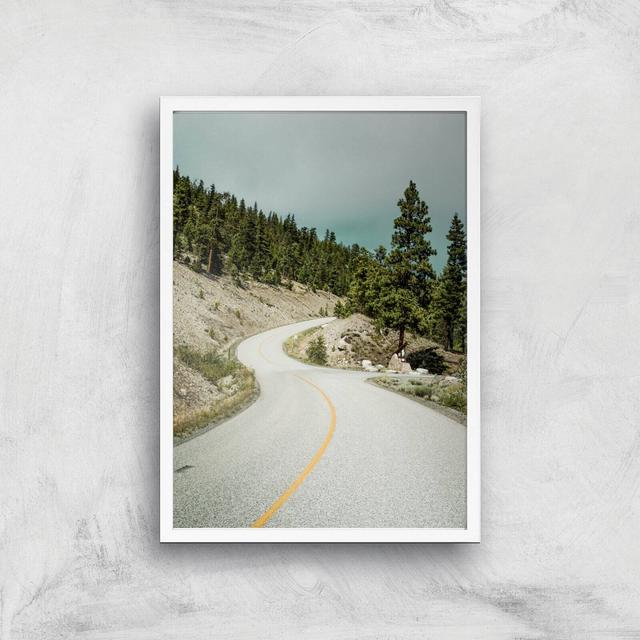 Road To Nowhere Giclee Art Print - A3 - White Frame on Productcaster.