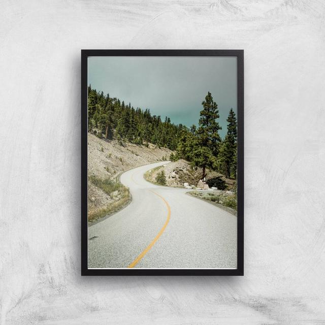 Road To Nowhere Giclee Art Print - A3 - Black Frame on Productcaster.