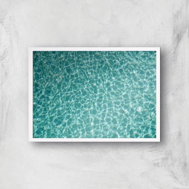 Water Ripples Giclee Art Print - A2 - White Frame on Productcaster.