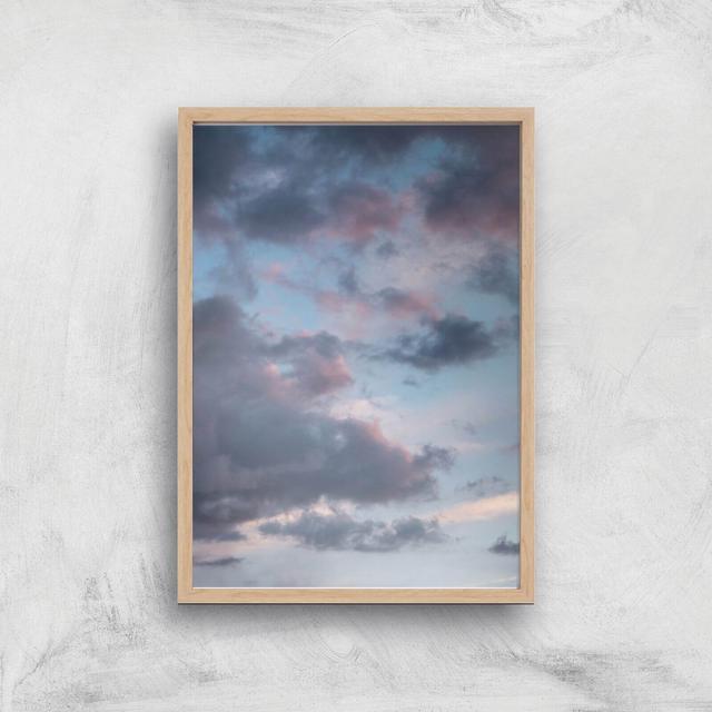 Murky Skies Giclee Art Print - A4 - Wooden Frame on Productcaster.