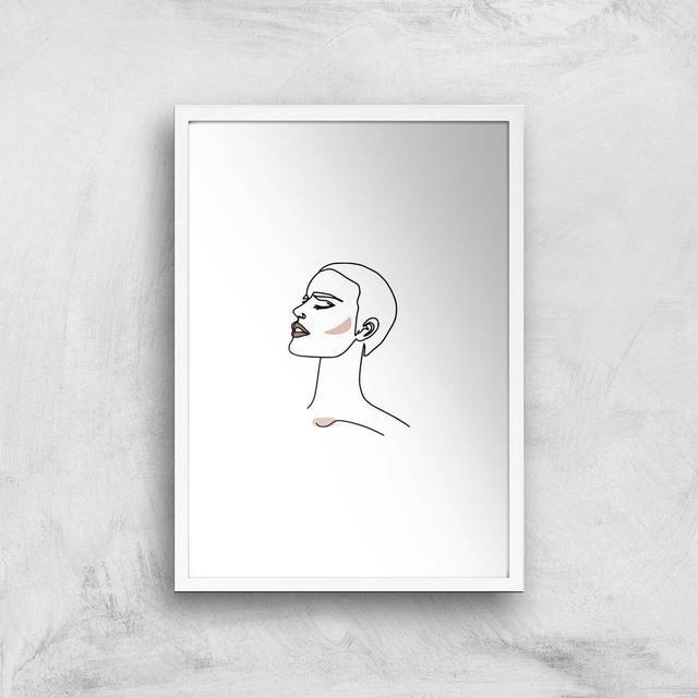 Head Held High Giclee Art Print - A3 - White Frame on Productcaster.