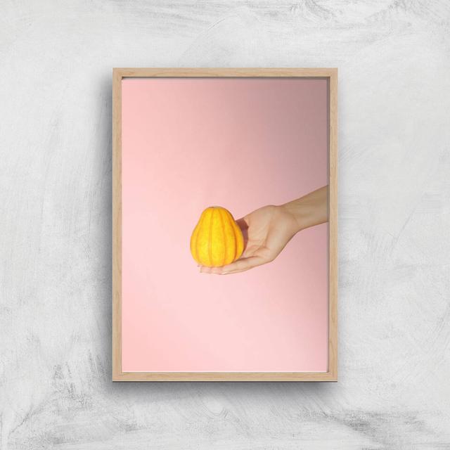 Want Some Fruit? Giclee Art Print - A3 - Wooden Frame on Productcaster.