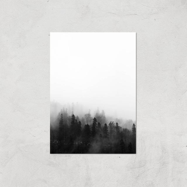 Black & White Forest Giclee Art Print - A4 - Print Only on Productcaster.