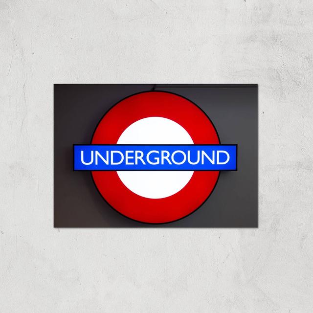 Underground Giclee Art Print - A2 - Print Only on Productcaster.