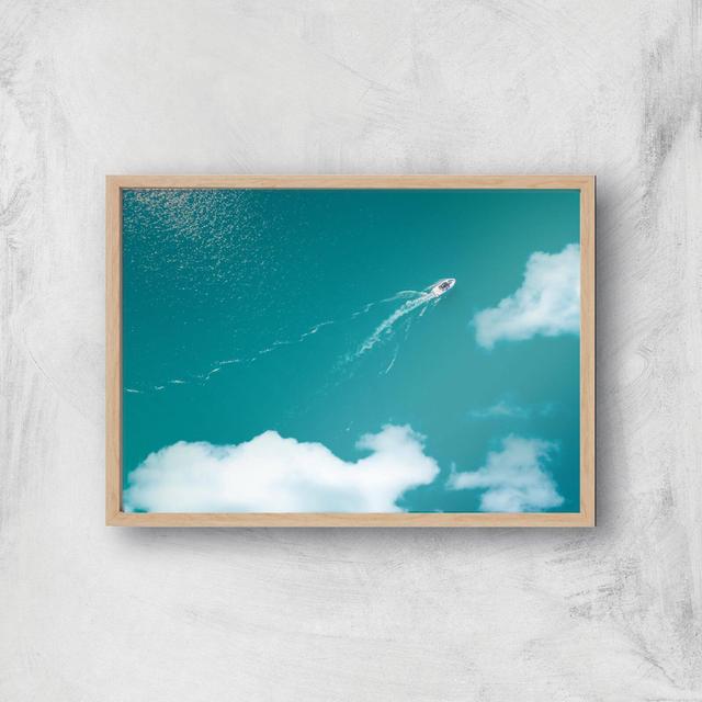 Ocean Escape Giclee Art Print - A2 - Wooden Frame on Productcaster.