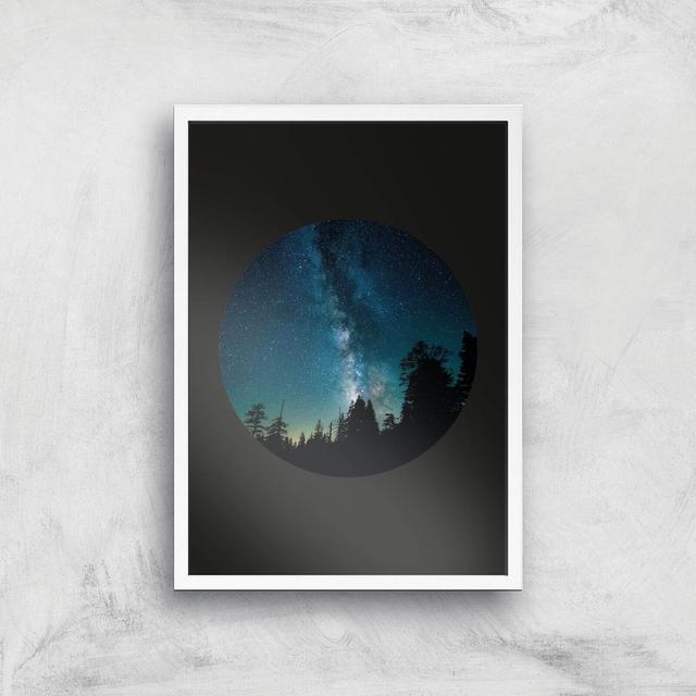 Night Sky Giclee Art Print - A2 - White Frame on Productcaster.