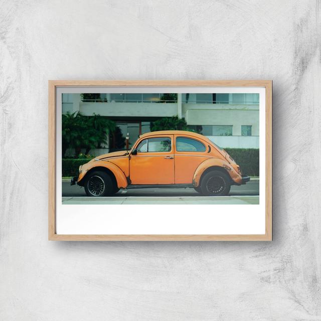 Bug Giclee Art Print - A4 - Wooden Frame on Productcaster.