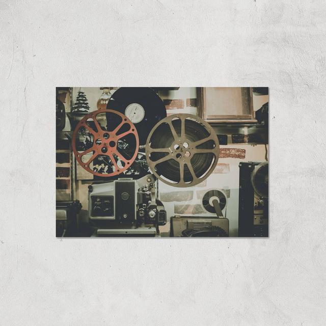 Film Reel Giclee Art Print - A2 - Print Only on Productcaster.