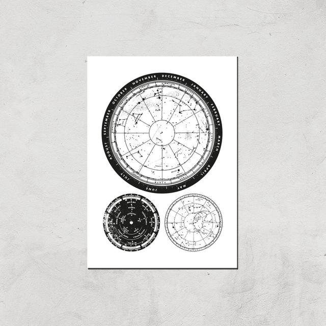 Calendar And Weather Dials Giclee Art Print - A4 - Print Only on Productcaster.