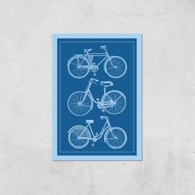 Bike Diagram Giclee Art Print - A4 - Print Only on Productcaster.