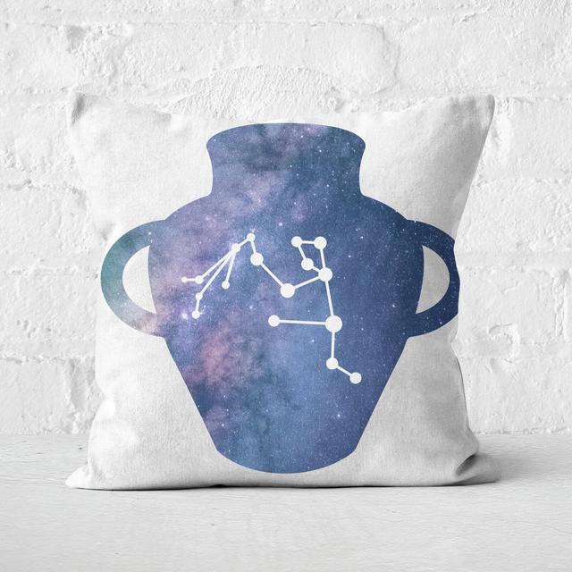 Cosmic Aquarius Square Cushion - 40x40cm - Soft Touch on Productcaster.