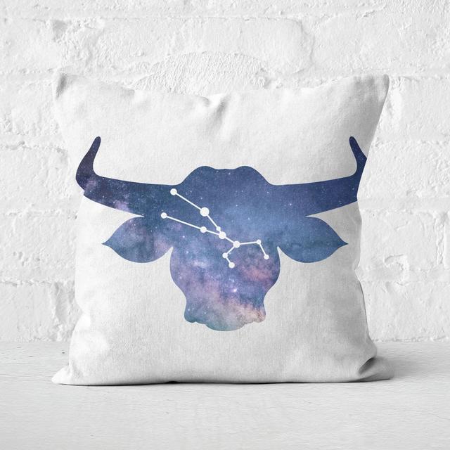 Cosmic Taurus Square Cushion - 40x40cm - Soft Touch on Productcaster.