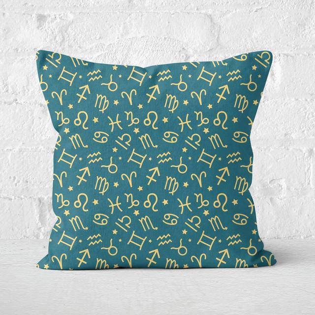 Horoscope Pattern Square Cushion - 40x40cm - Soft Touch on Productcaster.