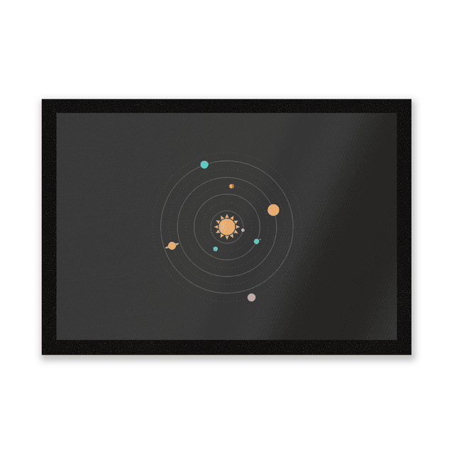 Solar System Entrance Mat on Productcaster.