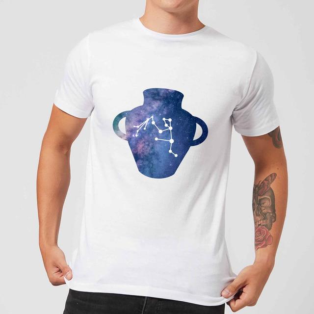 Aquarius Men's T-Shirt - White - M - Weiß on Productcaster.