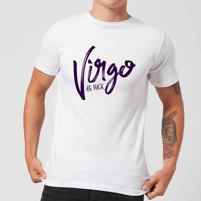 Virgo As Fuck Men's T-Shirt - White - S - Weiß on Productcaster.