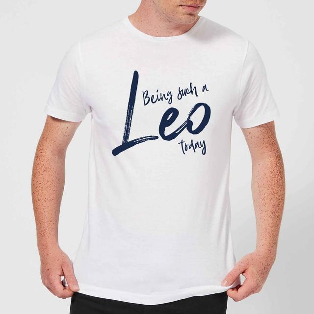 Being Such A Leo Today Men's T-Shirt - White - XL - Weiß on Productcaster.