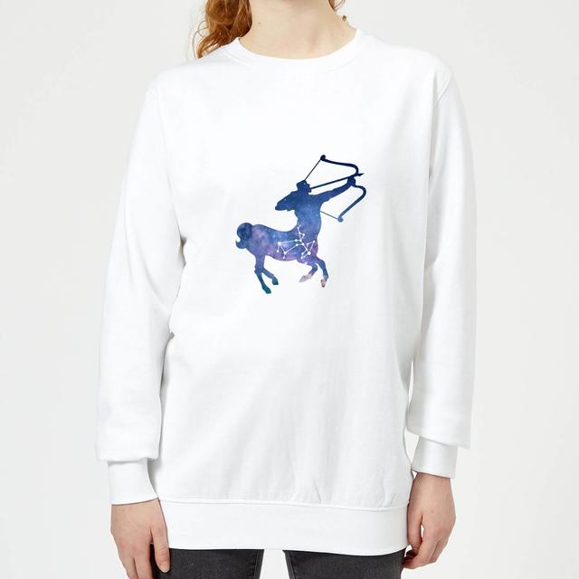 Sagittarius Women's Sweatshirt - White - M - Weiß on Productcaster.