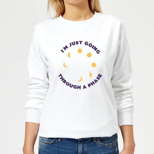 I'm Just Going Through A Phase Women's Sweatshirt - White - XXL - Weiß on Productcaster.