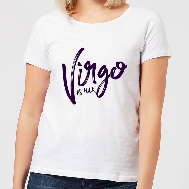 Virgo As Fuck Women's T-Shirt - White - L - White on Productcaster.