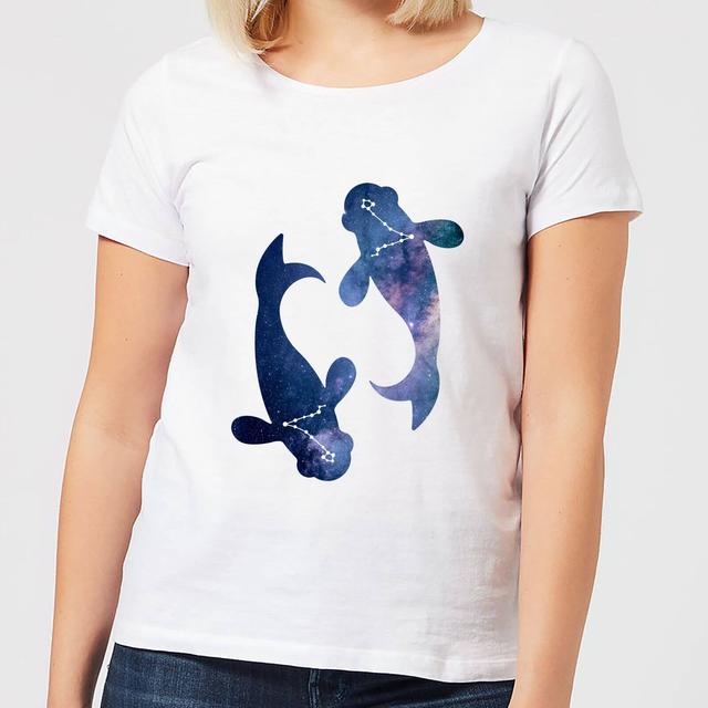 Pisces Women's T-Shirt - White - M - Weiß on Productcaster.