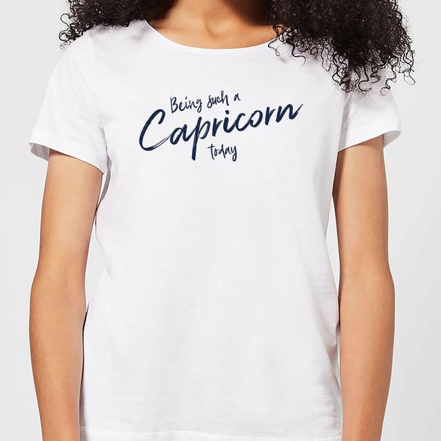 Being Such A Capricorn Today Women's T-Shirt - White - S - Weiß on Productcaster.