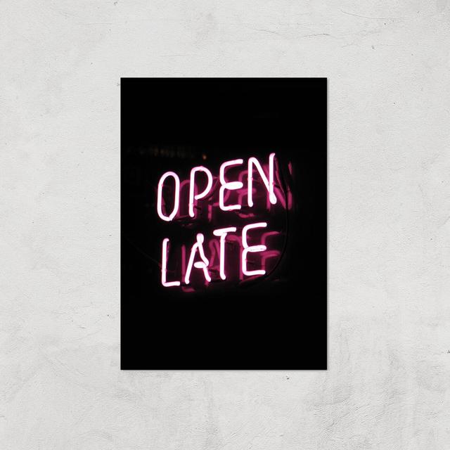 Open Late Giclee Art Print - A2 - Print Only on Productcaster.