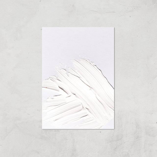 Minimal White Giclee Art Print - A4 - Print Only on Productcaster.