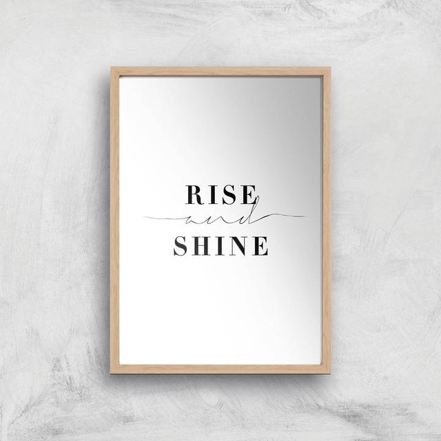 Rise And Shine Giclee Art Print - A3 - Wooden Frame on Productcaster.