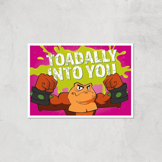 Battletoads Toadally Into You Art Print Giclee Art Print - A3 - Print Only on Productcaster.