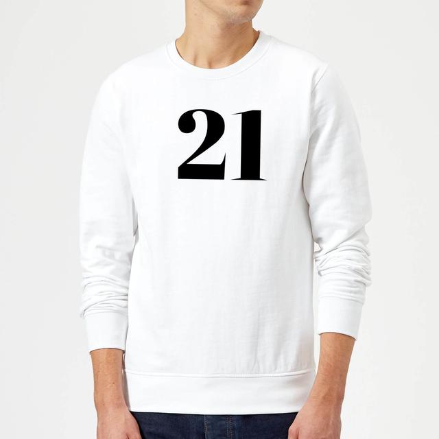 21 Sweatshirt - White - M - Weiß on Productcaster.