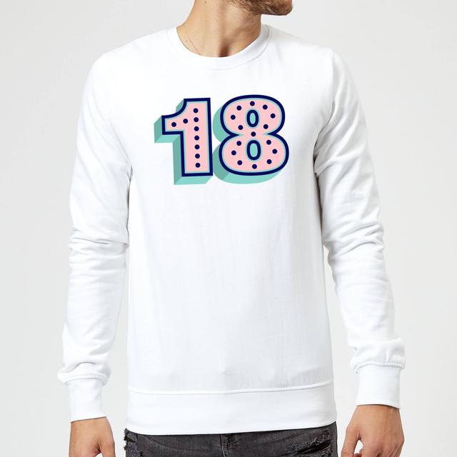 18 Dots Sweatshirt - White - L - Weiß on Productcaster.