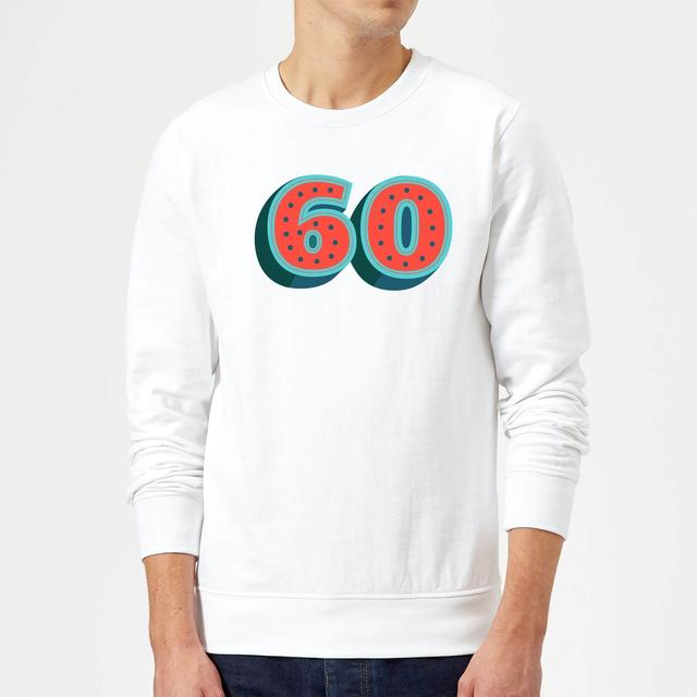 60 Dots Sweatshirt - White - XXL - Weiß on Productcaster.