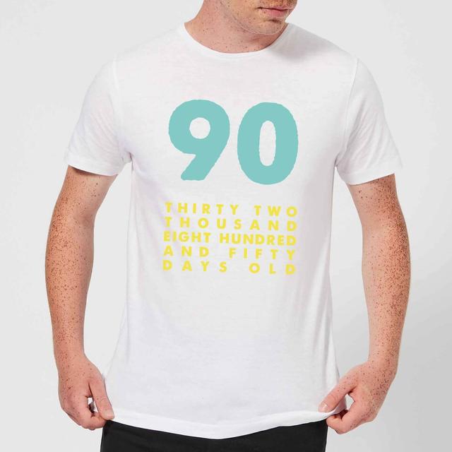 90 Thirty Two Thousand Eight Hundred And Fifty Days Old Men's T-Shirt - White - 5XL - White on Productcaster.