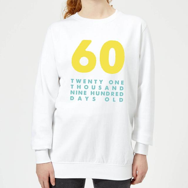 60 Twenty One Thousand Nine Hundred Days Old Women's Sweatshirt - White - XL - Weiß on Productcaster.