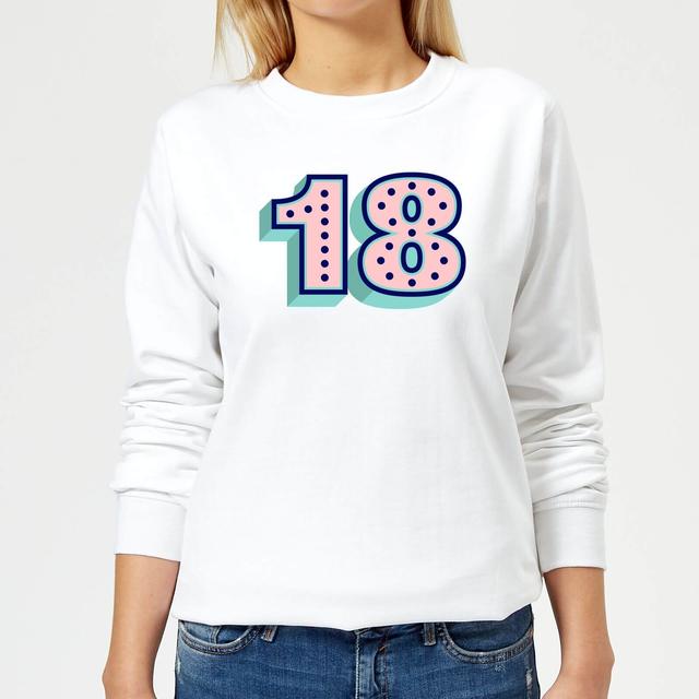 18 Dots Women's Sweatshirt - White - XL - Weiß on Productcaster.