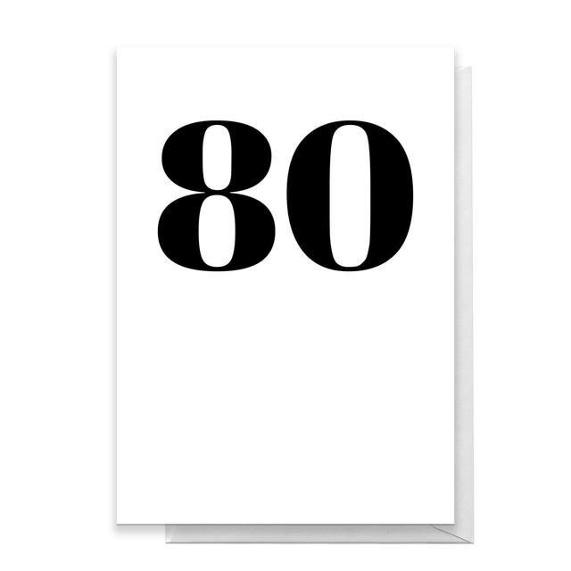 80 Greetings Card - Standard Card on Productcaster.