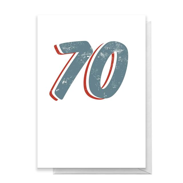 70 Distressed Greetings Card - Large Card on Productcaster.