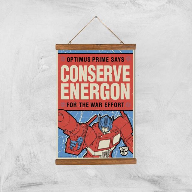 Transformers Conserve Energon Poster Art Print - A3 - Wooden Hanger on Productcaster.